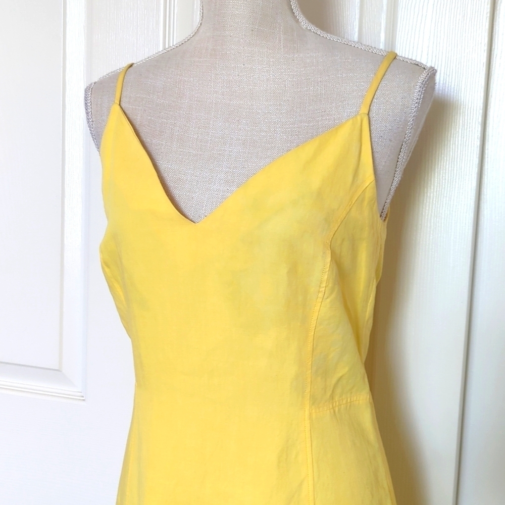 Kenzo Limone Yellow Sleeveless Dress - Picture 5 of 13